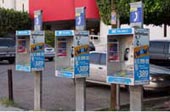 Picture of 3 public pay phones in Ciudad Obregon